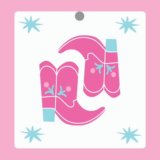 Cowgirl Boots Custom Gift Tags