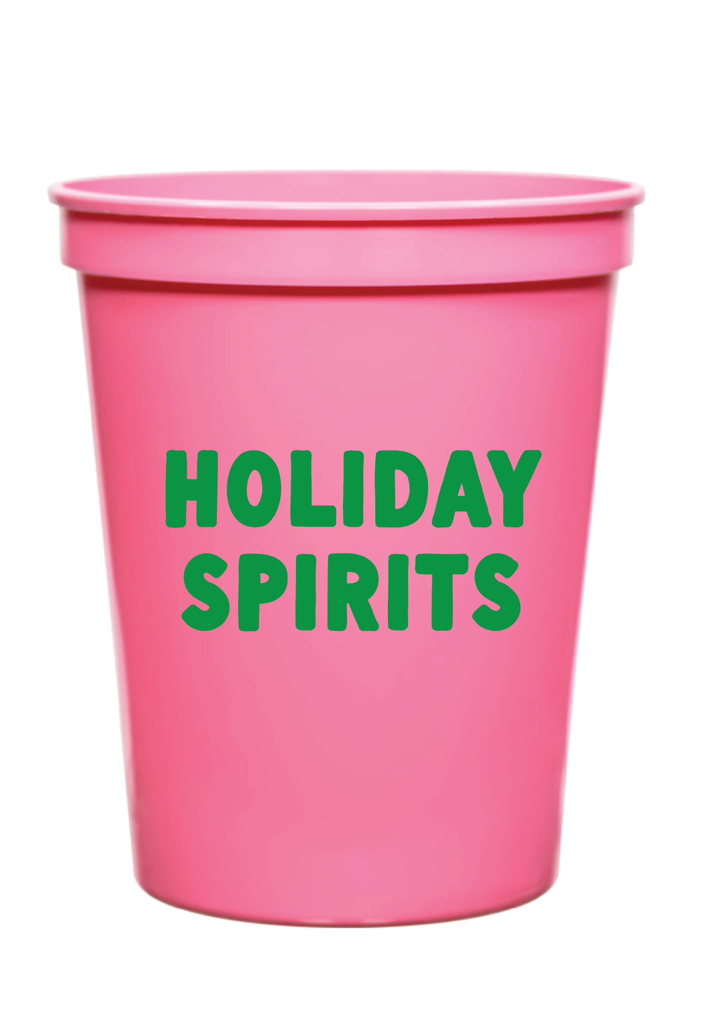 Holiday Spirits – Stadium Cups (Pink)