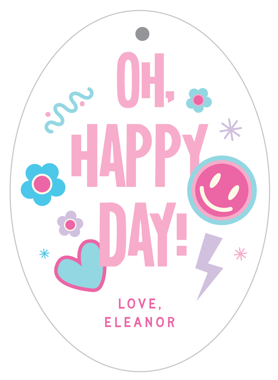 Oh Happy Day! Custom Gift Tags