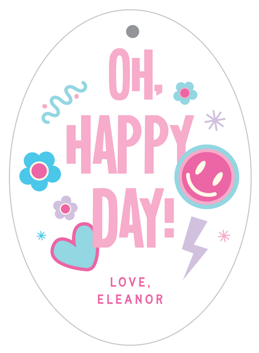 Oh Happy Day! Custom Gift Tags