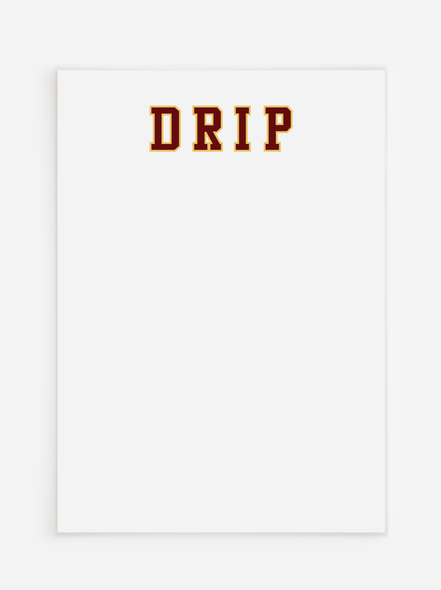 DRIP Notepad