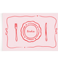 Custom Valentine Placemat