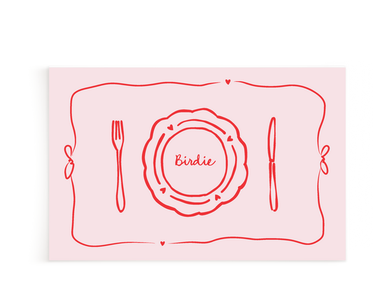 Custom Valentine Placemat