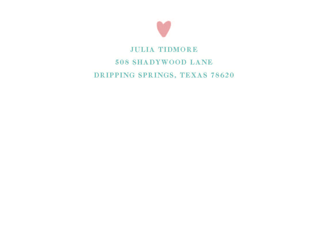 Julia Custom Stationery