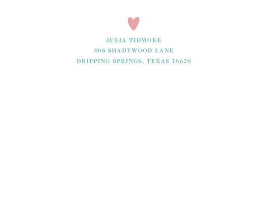 Julia Custom Stationery
