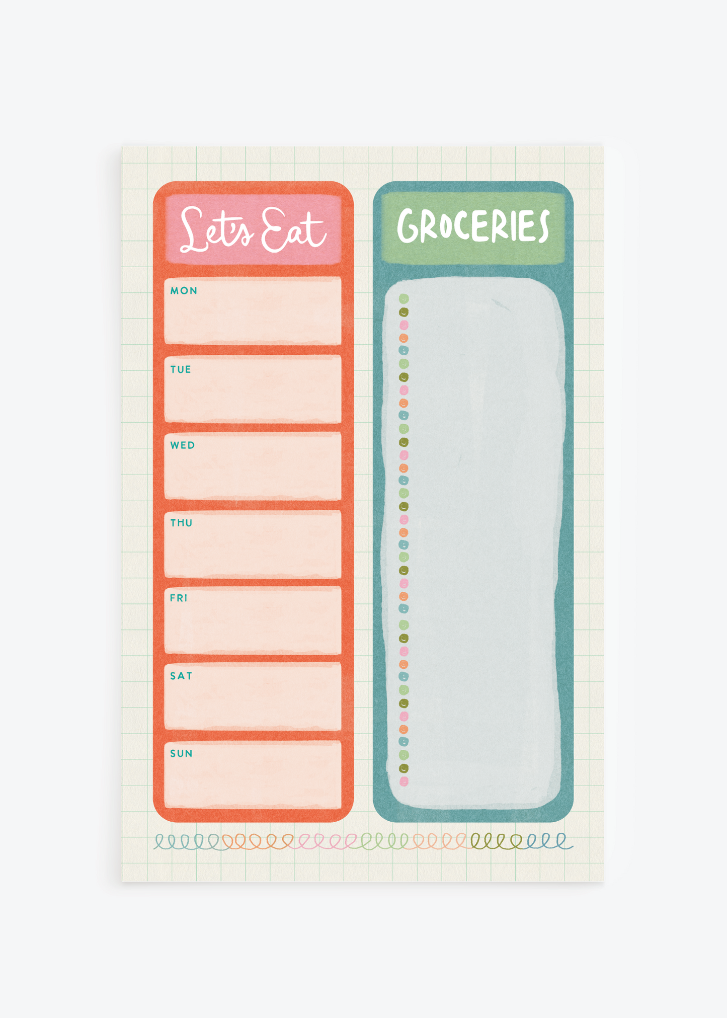 "Let’s Eat!" Menu Pad