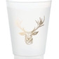 Gilded Reindeer – Frost Flex Cups (16 oz, Gold Foil)