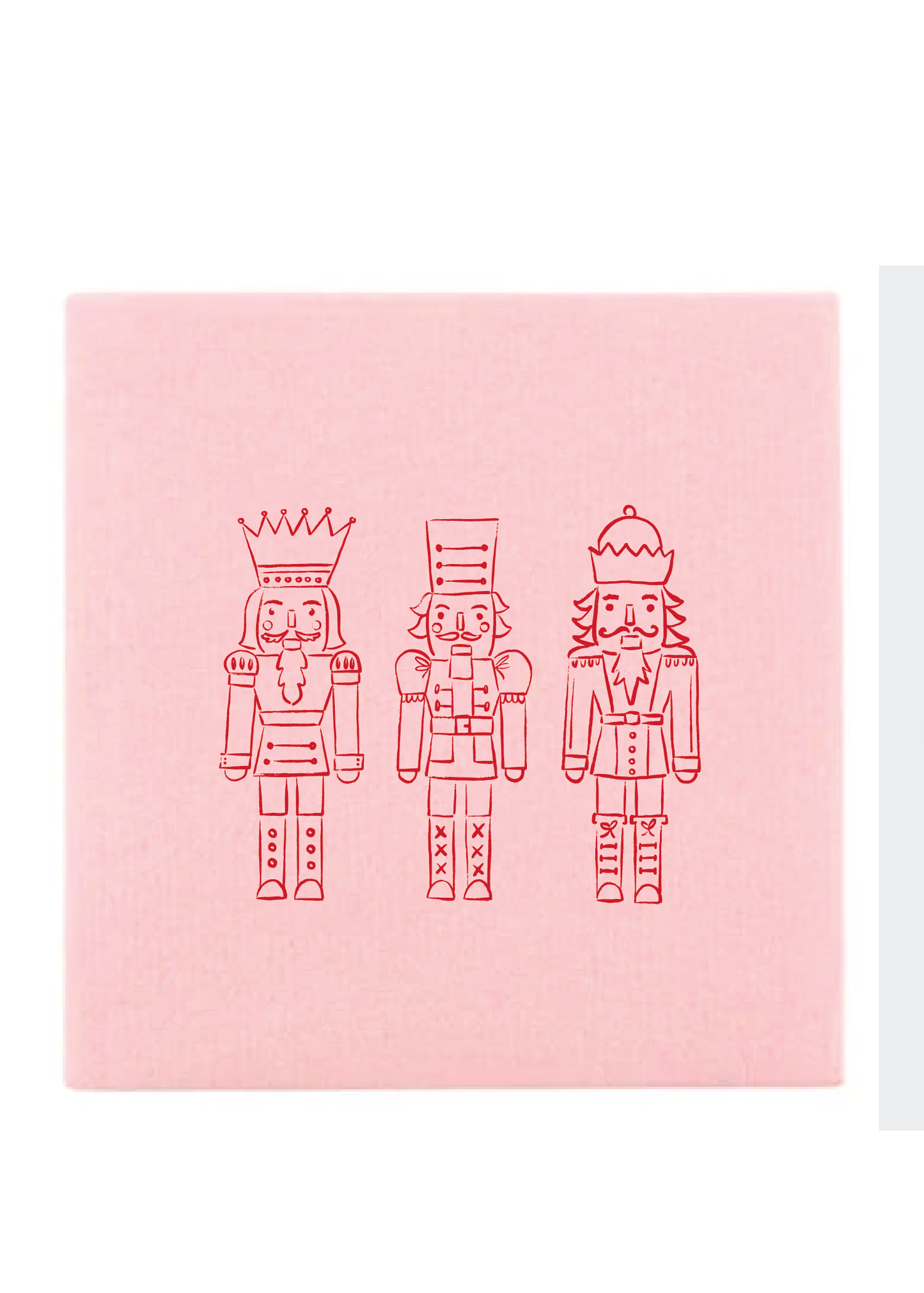 Nutcracker Trio – Pink (Pink with Red Foil)