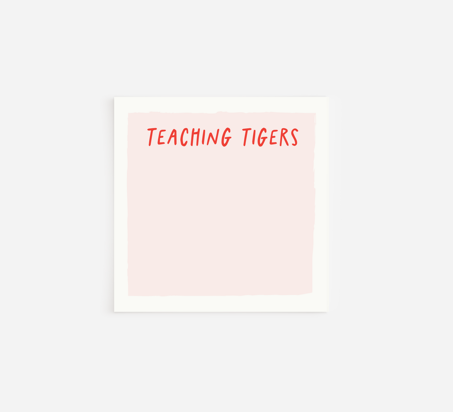 Teaching Tigers Notepad