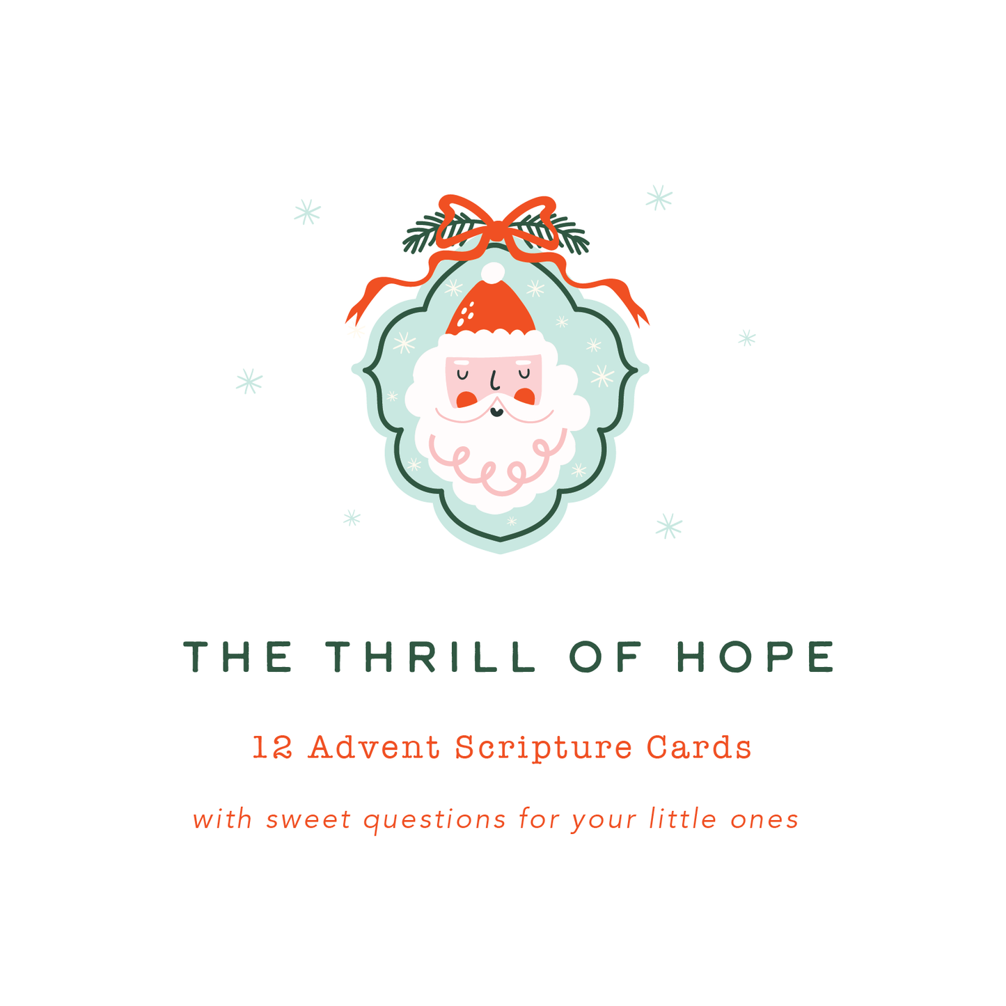 "The Thrill of Hope" Scripture Card Set