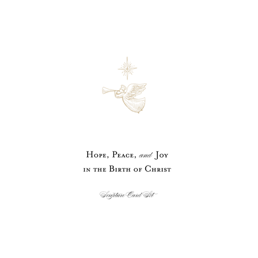 Etched Christmas – 12-Card Scripture Set